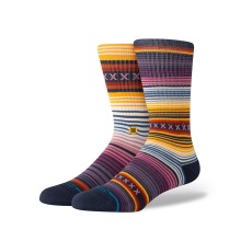 Stance Daily Sock Crew Curren Staple violet/multi - 1 Pair